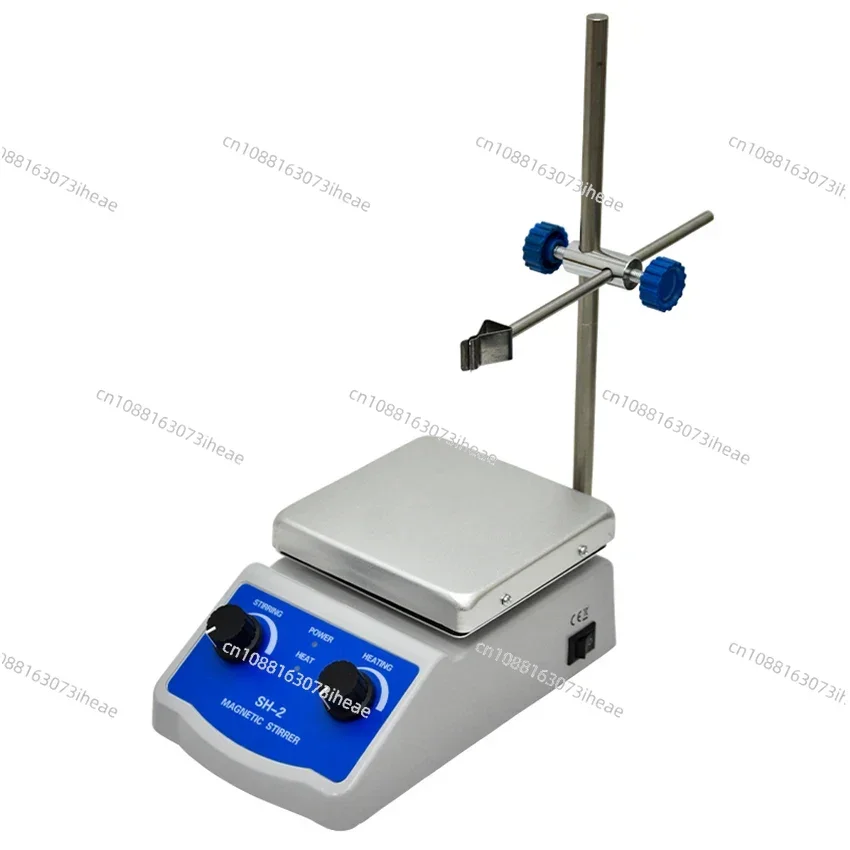 Lab Magnetic Stirrer Hot Plate - SH-2 磁気ホットプレートスターラー 110V/220V、0-1600r/min、500ml、健康科学用調整可能な実験装置
