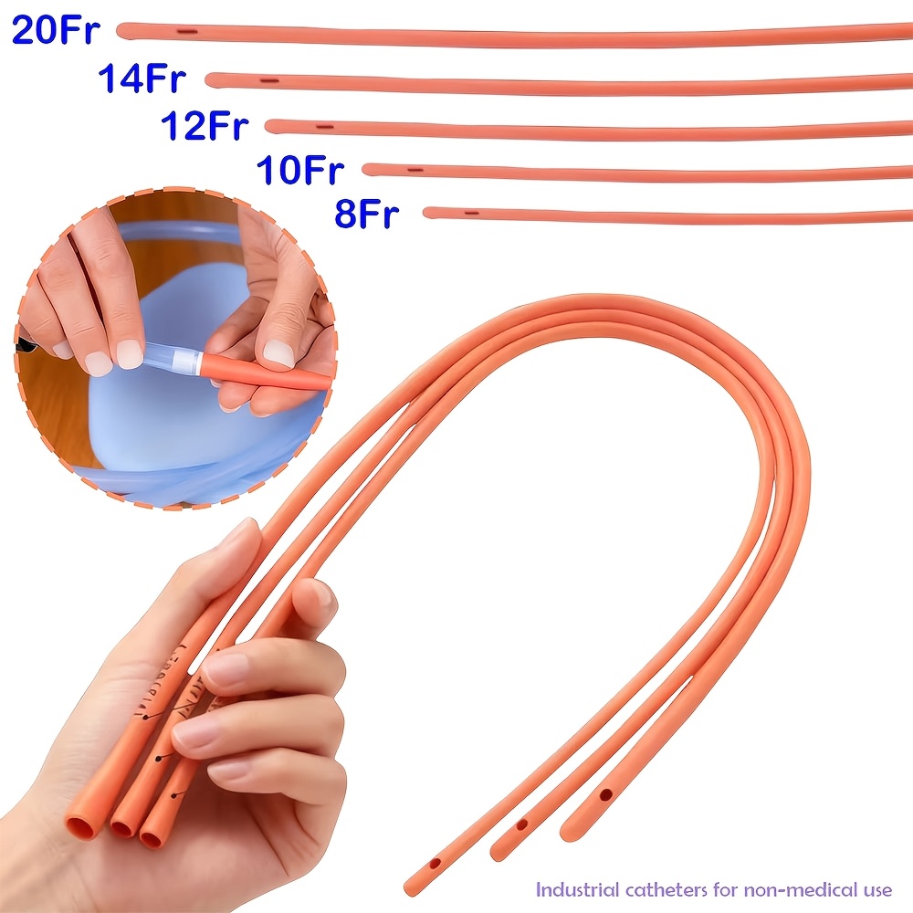 Lab Equipment - 8Fr/10Fr/12Fr/14Fr/20Frの赤いフレキシブルゴムチューブは、液体の移送や液体の供給によく使われており、より高度な実験室での液体の移送、分配、および配管継手に適しています。