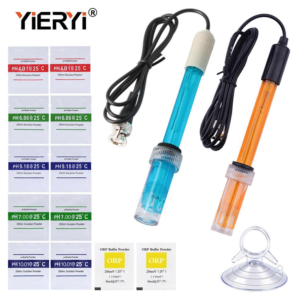 Ph Meter Digital Water Tester - Yieryi Ph‑201 & ORP‑101 電極プローブキット 2M/3M