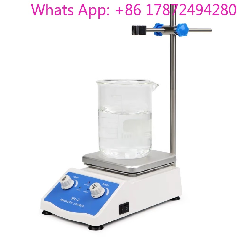 Lab Magnetic Stirrer Hot Plate - プロ用ラボミキサー 2L 磁気攪拌機 加熱式磁気ホットプレート付き