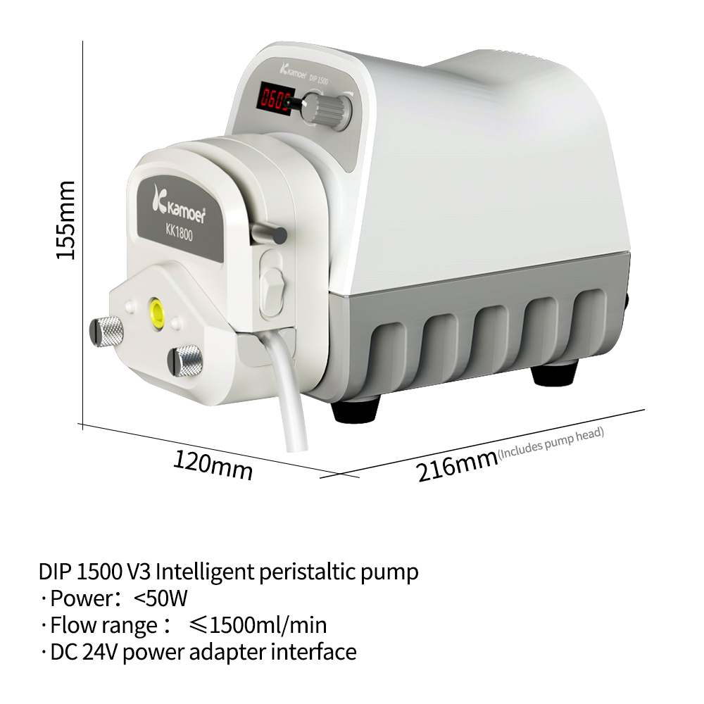 Kamoer DIP1500 インテリジェント蠕動ポンプ高流 - Mini Peristaltic Pump 12V のレビューと価格