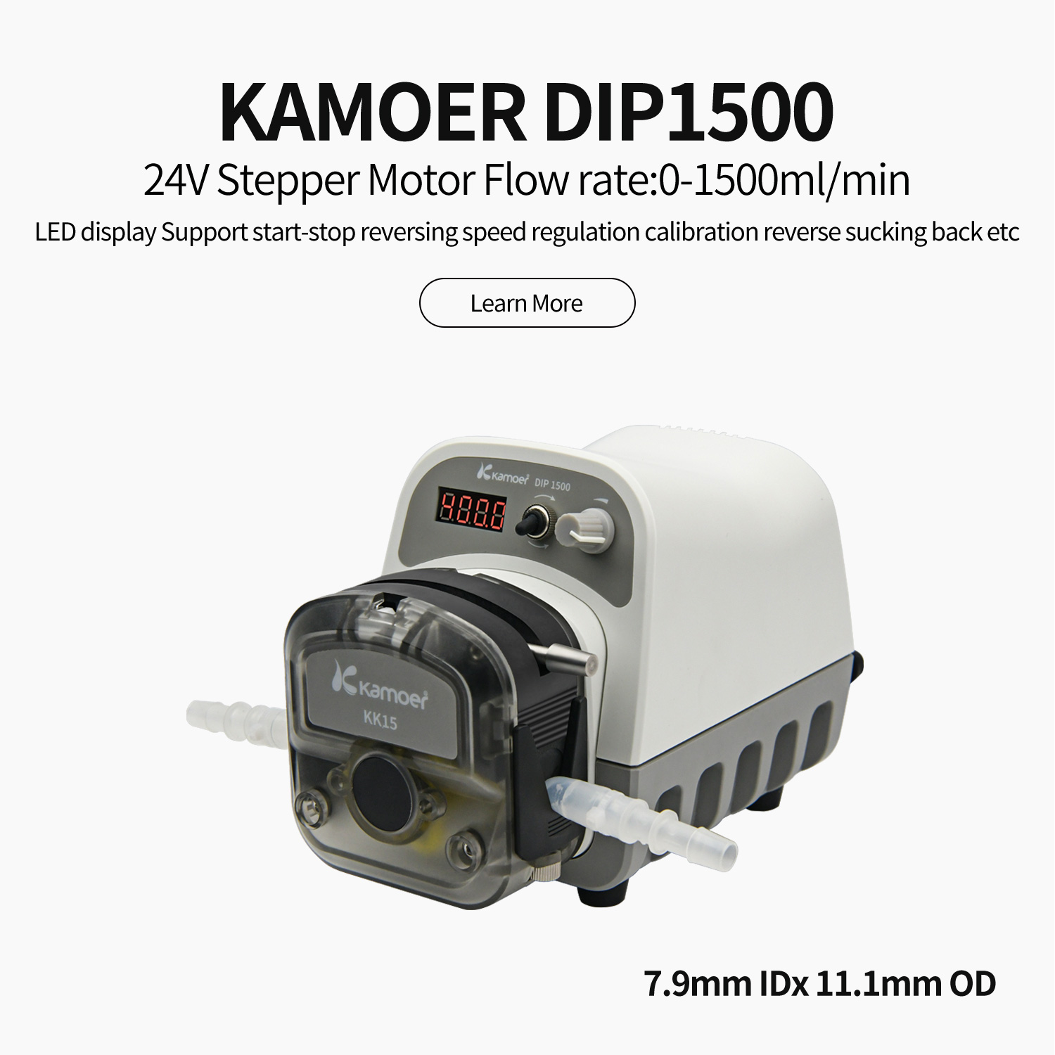 Kamoer DIP1500 インテリジェント蠕動ポンプ高流 - Mini Peristaltic Pump 12V のレビューと価格
